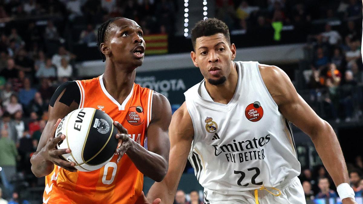 El Real Madrid se enfrenta al Baskonia hoy domingo 22 de febrero en la final de la Copa del Rey de Baloncesto