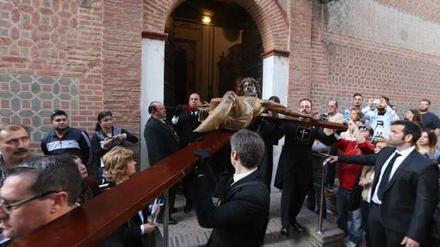 El Cristo Mutilado en su Vía Crucis del Viernes Santo.