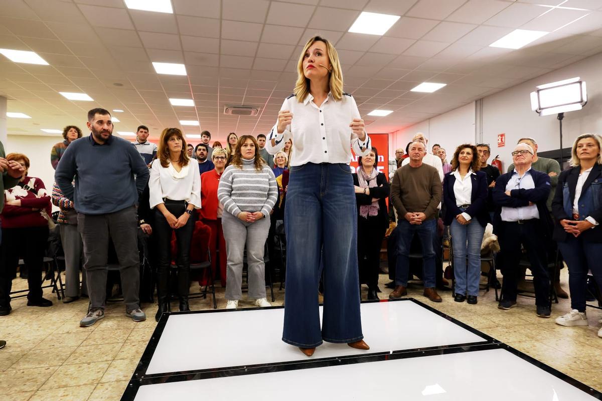 En imágenes | Pilar Alegría lanza su candidatura a las elecciones de Aragón desde La Zaida