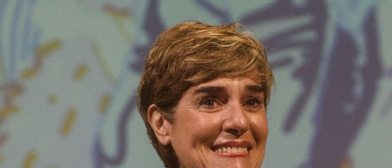 Anabel Alonso, en el Filarmónica, con su “Cincuenter”. | Jaime Casanova