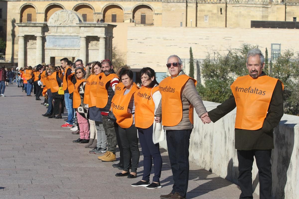 Cadena solidaria por los desaparecidos