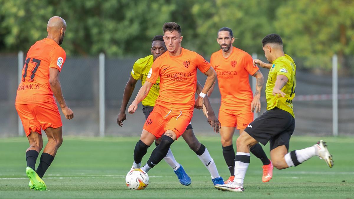 Dani Escriche ha vuelto a ver puerta en la tarde de hoy frente al Lleida