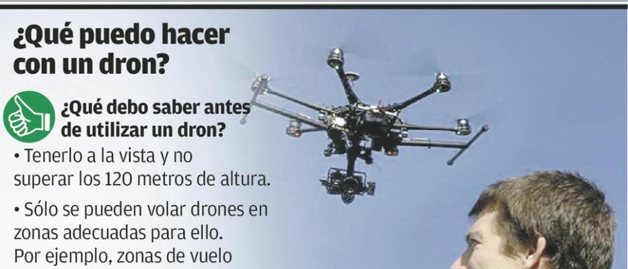 Los drones, regalo estrella de Reyes en Asturias, &quot;un peligro&quot;, según los expertos