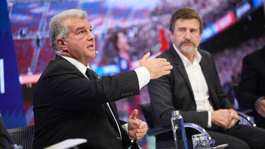 Laporta habla claro de la diferencia que hay entre el Barça y el Real Madrid