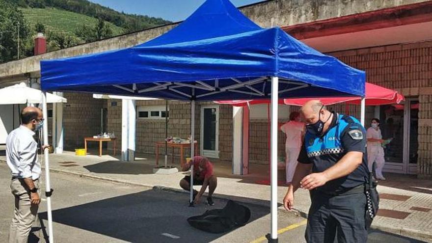 Cangas del Narcea despliega su autocovid para hacer test masivos