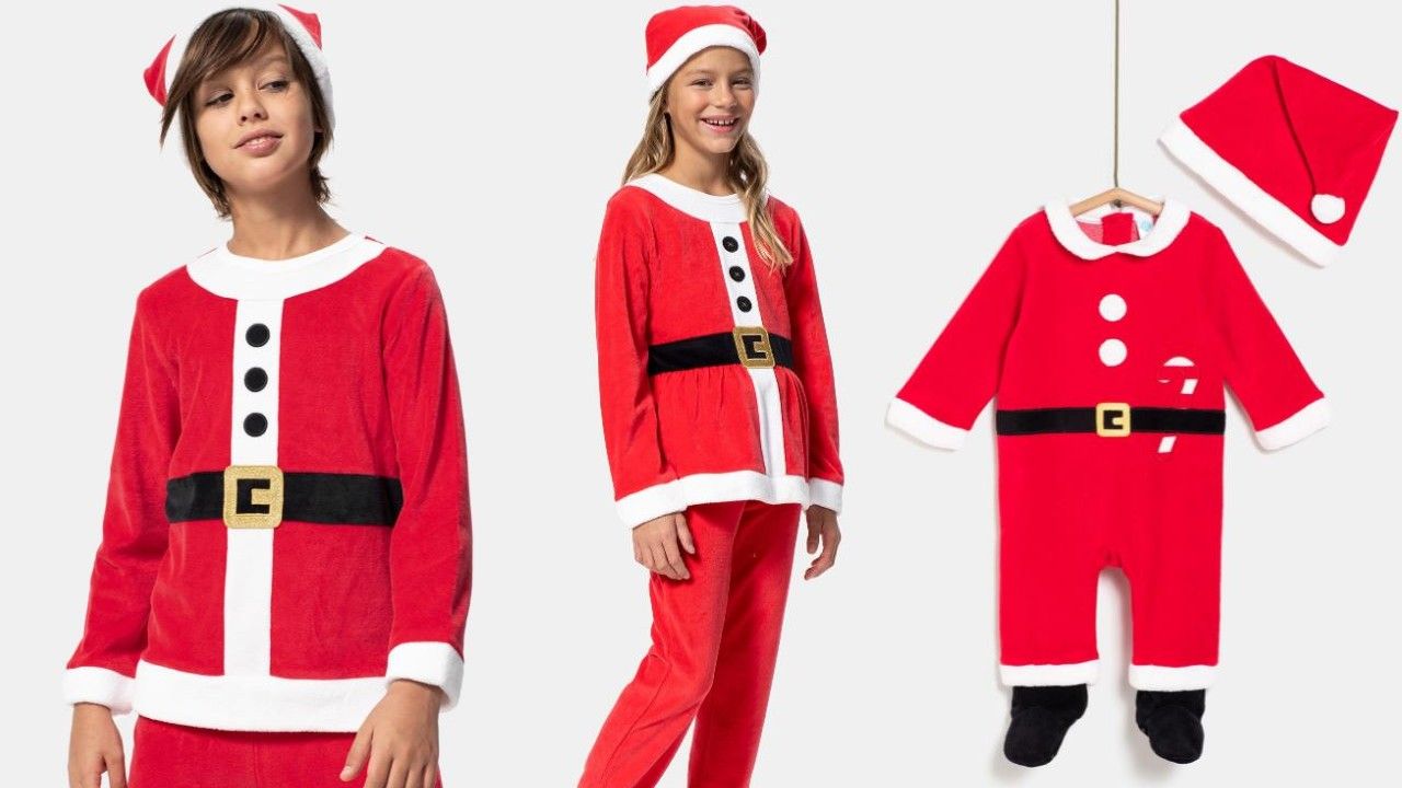 Carrefour | Un pijama de Papá Noel para los más pequeños de la casa