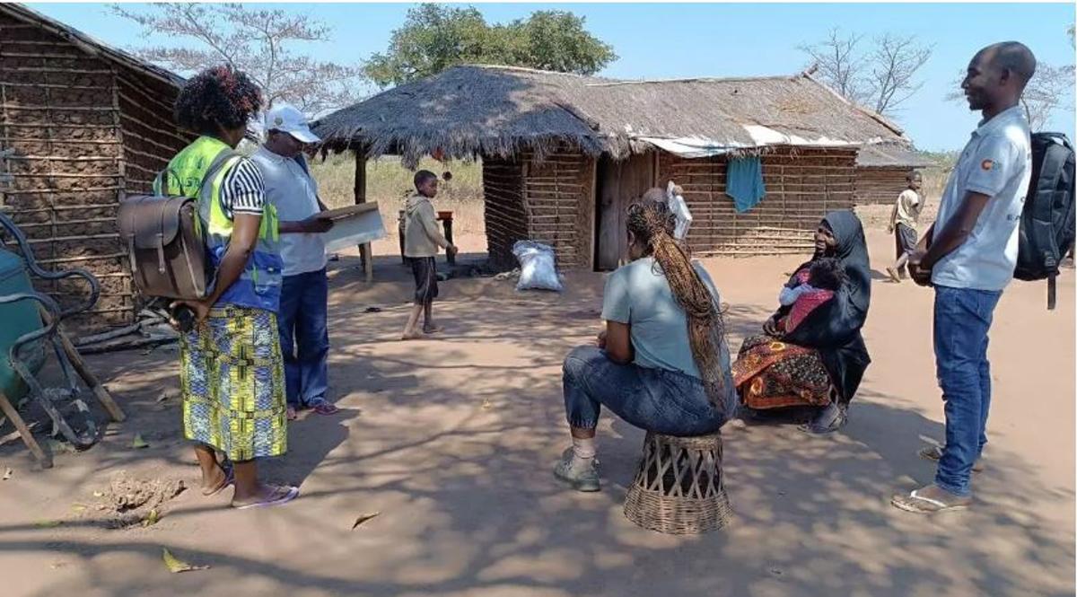 Imagen de uno de los proyectos que desarrolla la entidad en Mozambique