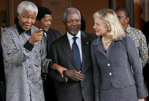 NELSON MANDELA CON KOFI ANNAN