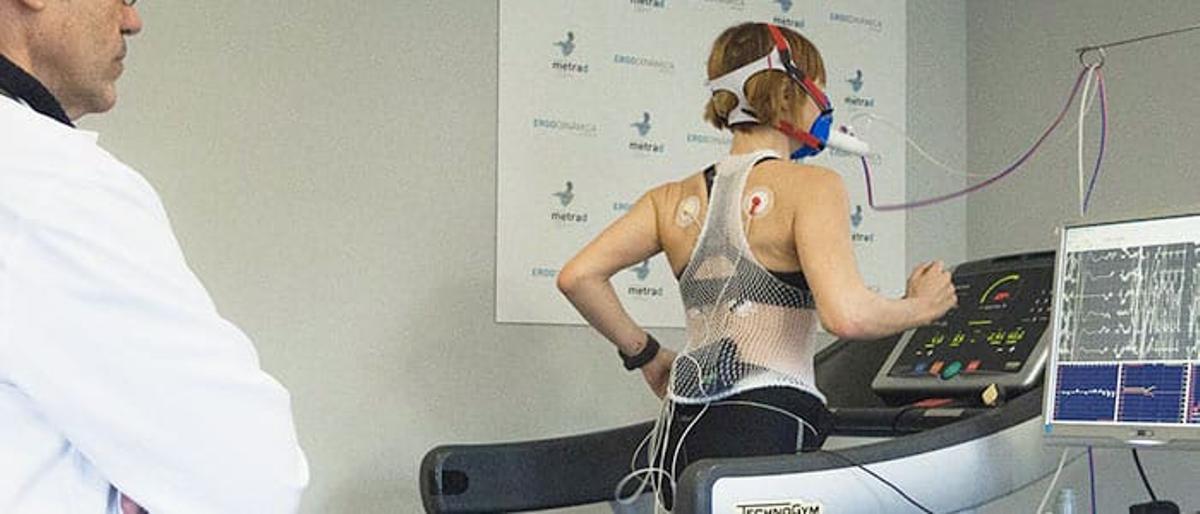 Imagen de una prueba de esfuerzo.