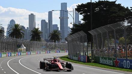 Carlos Sainz, durante los libres del último GP de Australia