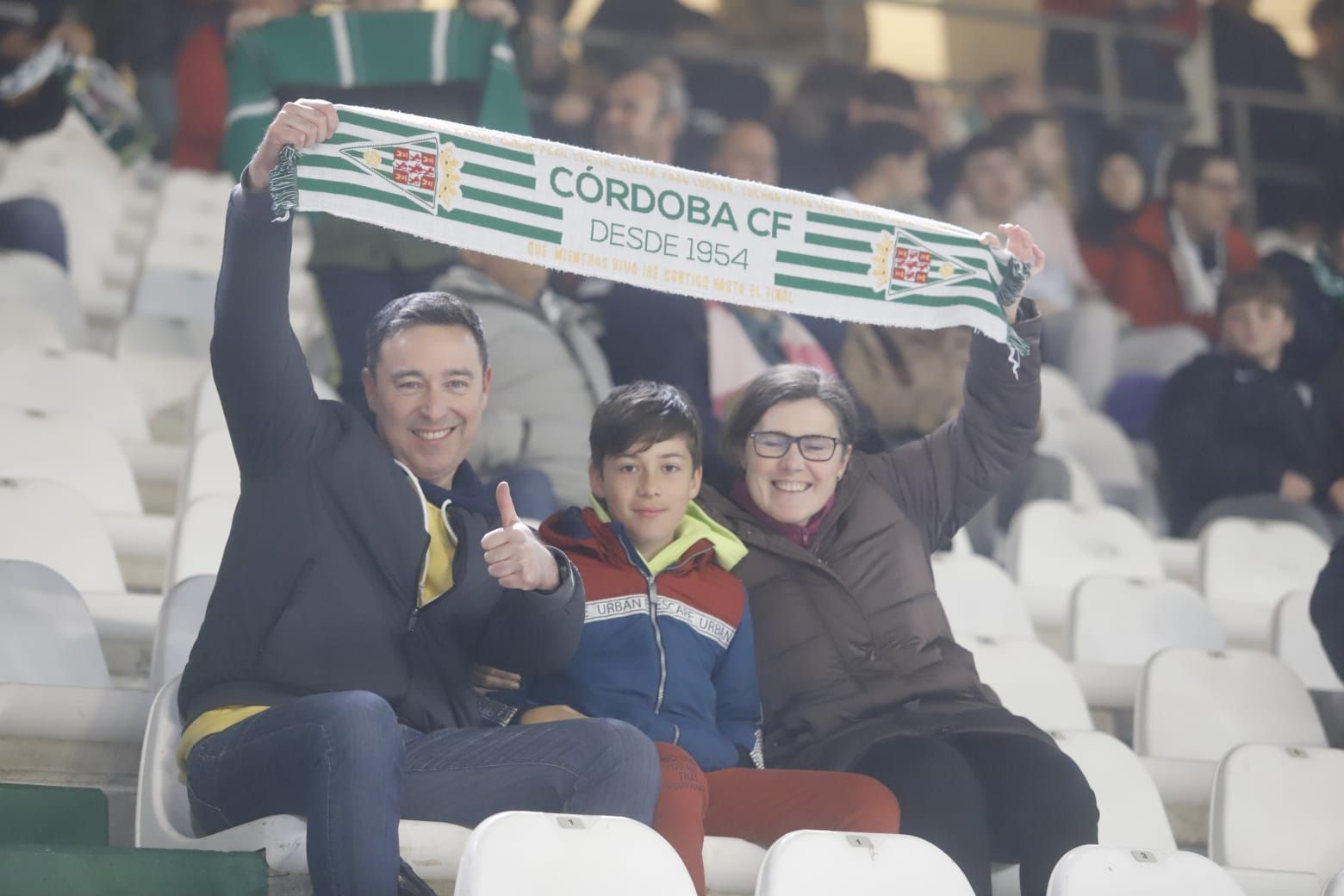 Córdoba CF-Atlético de Madrid B: las imágenes de la afición blanquiverde