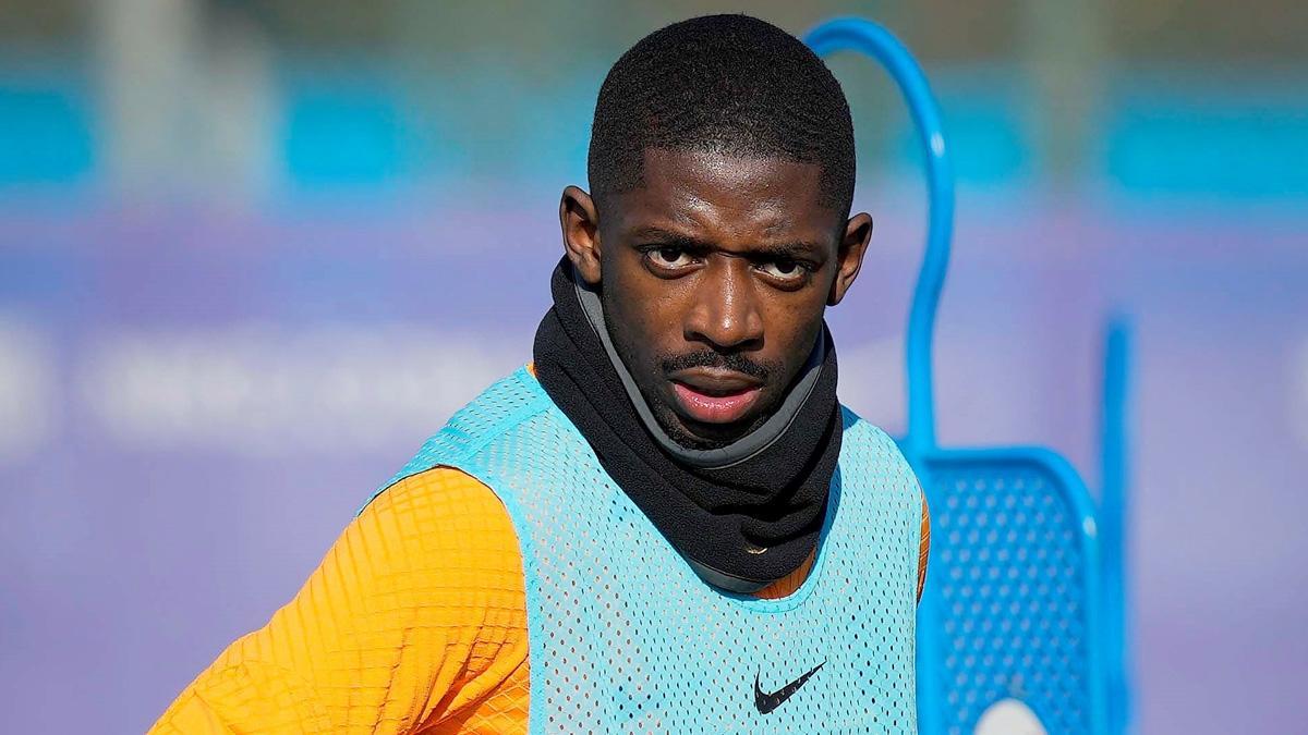 Dembélé se ejercitó con normalidad en el último entrenamiento