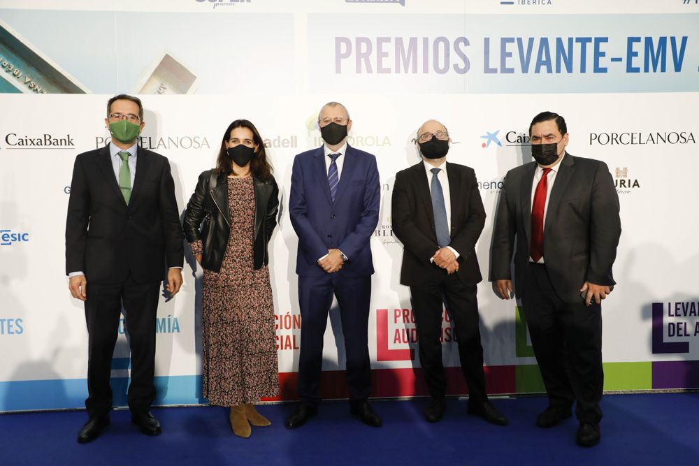 Photocall de los invitados a la gala de los Premios Levante-EMV 2021