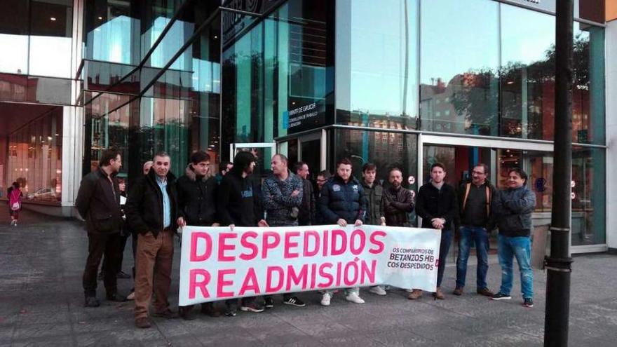 Protesta de los trabajadores de Betanzos HB