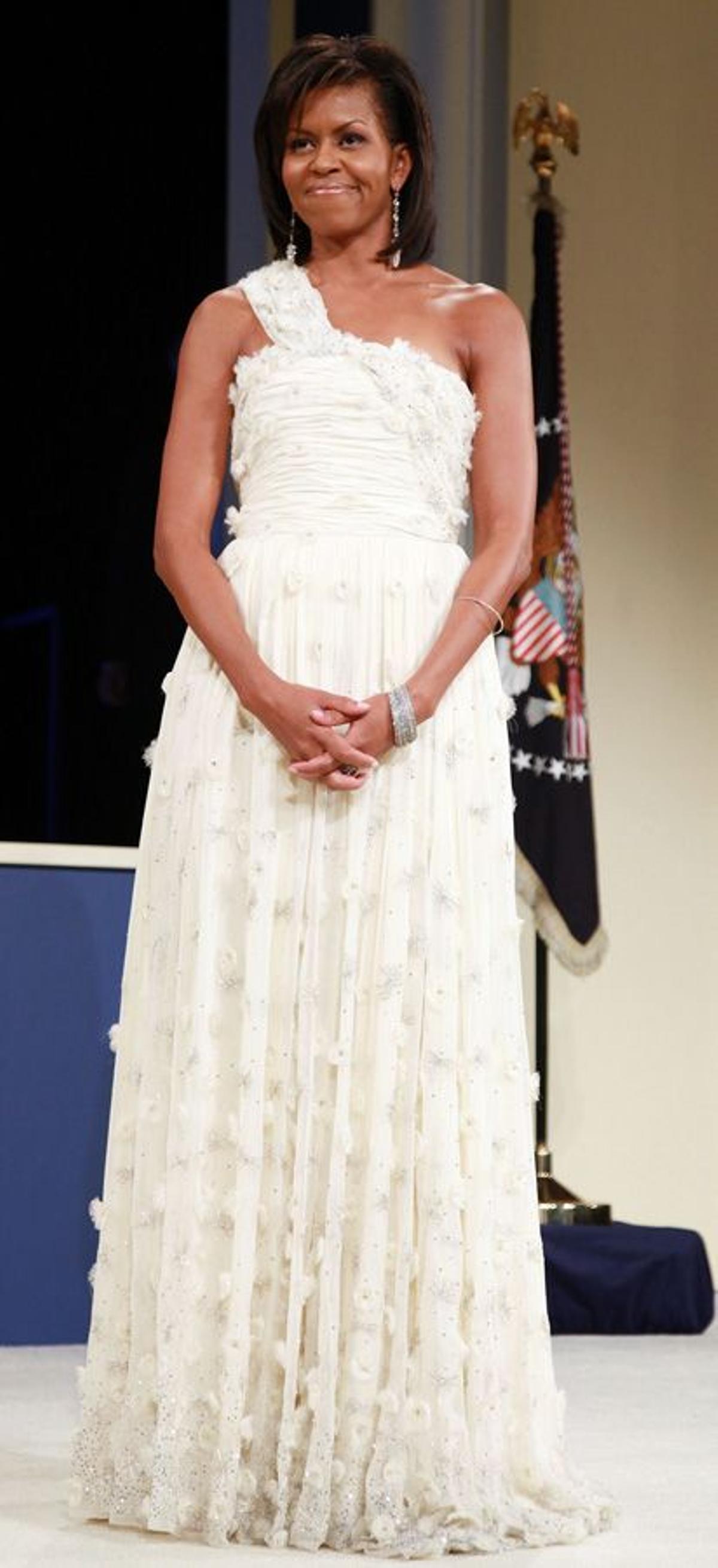 Michelle Obama con vestido de Jason Wu