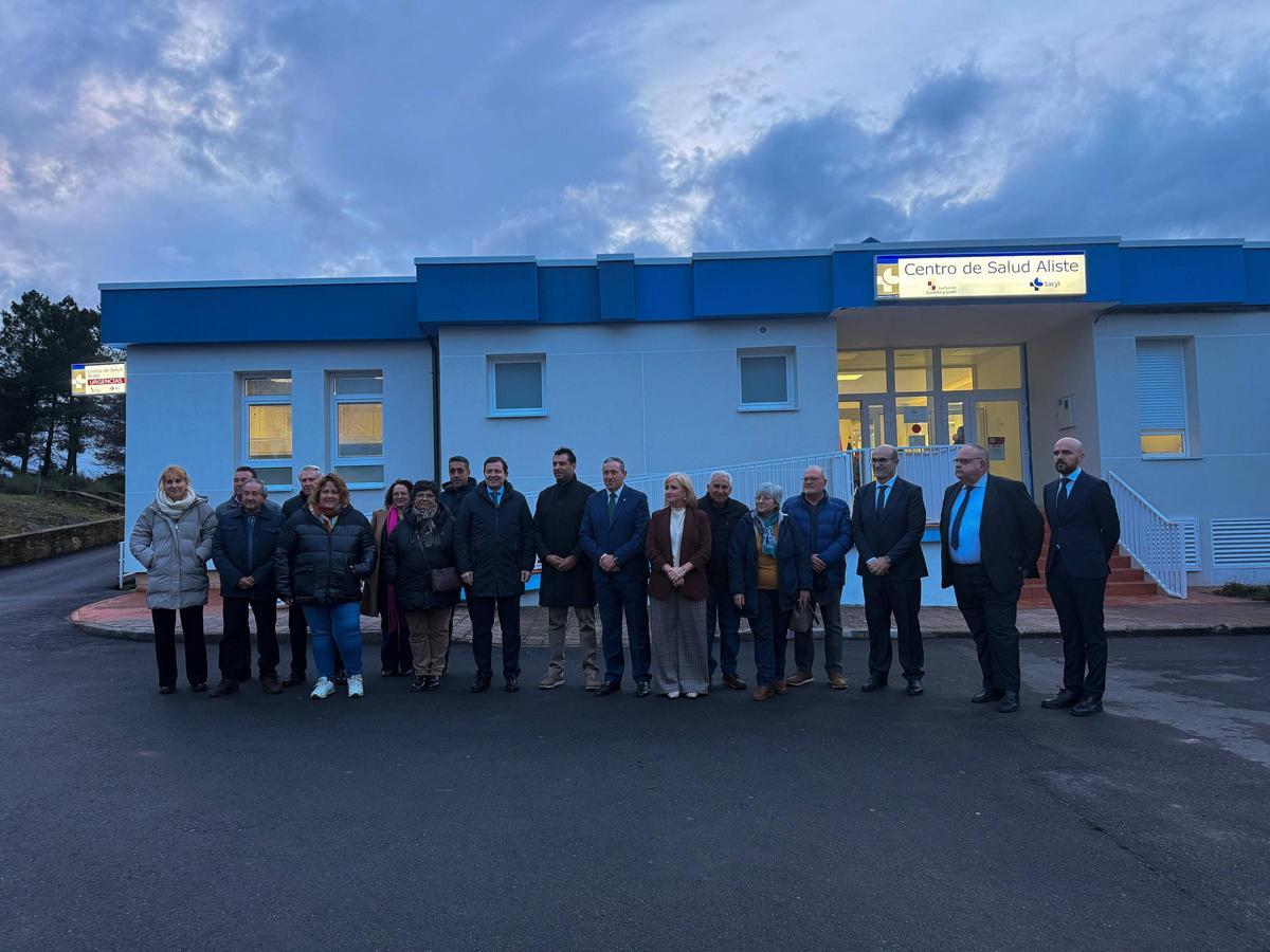 Acto de inauguración del nuevo centro de salud de Alcañices.