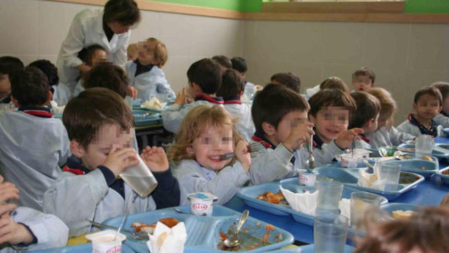 L&#039;hora de dinar en un menjador d&#039;un escola gironina, en una imatge d&#039;arxiu.