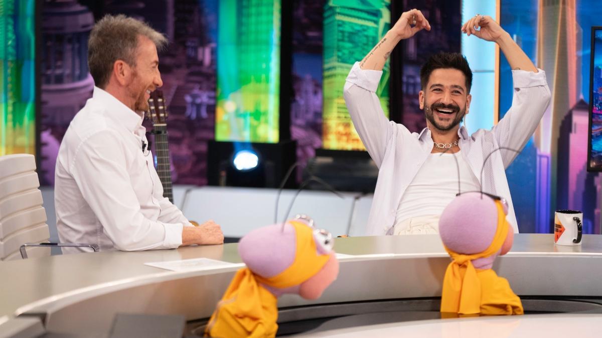 Camilo, riendo durante su visita a 'El Hormiguero'