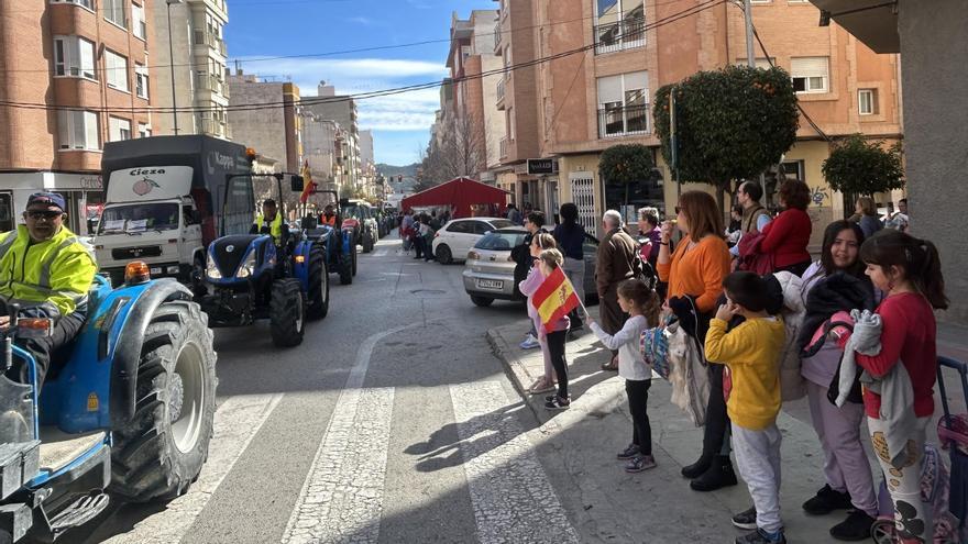 Los agricultores de Cieza se suman a la protesta por la supervivencia del sector