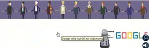 Google celebra el 50è aniversari de ’Doctor Who’.