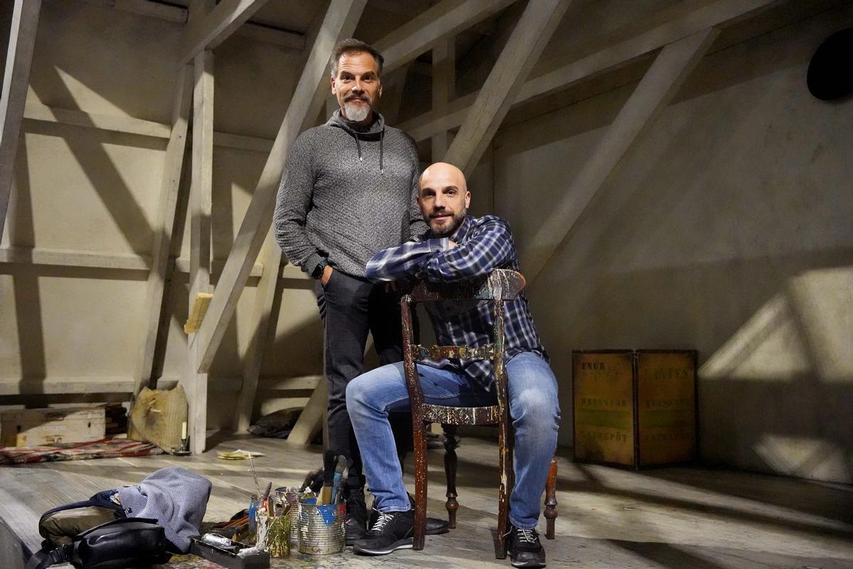 Vicenç y Manel Esteve, en el Teatro Real de Madrid