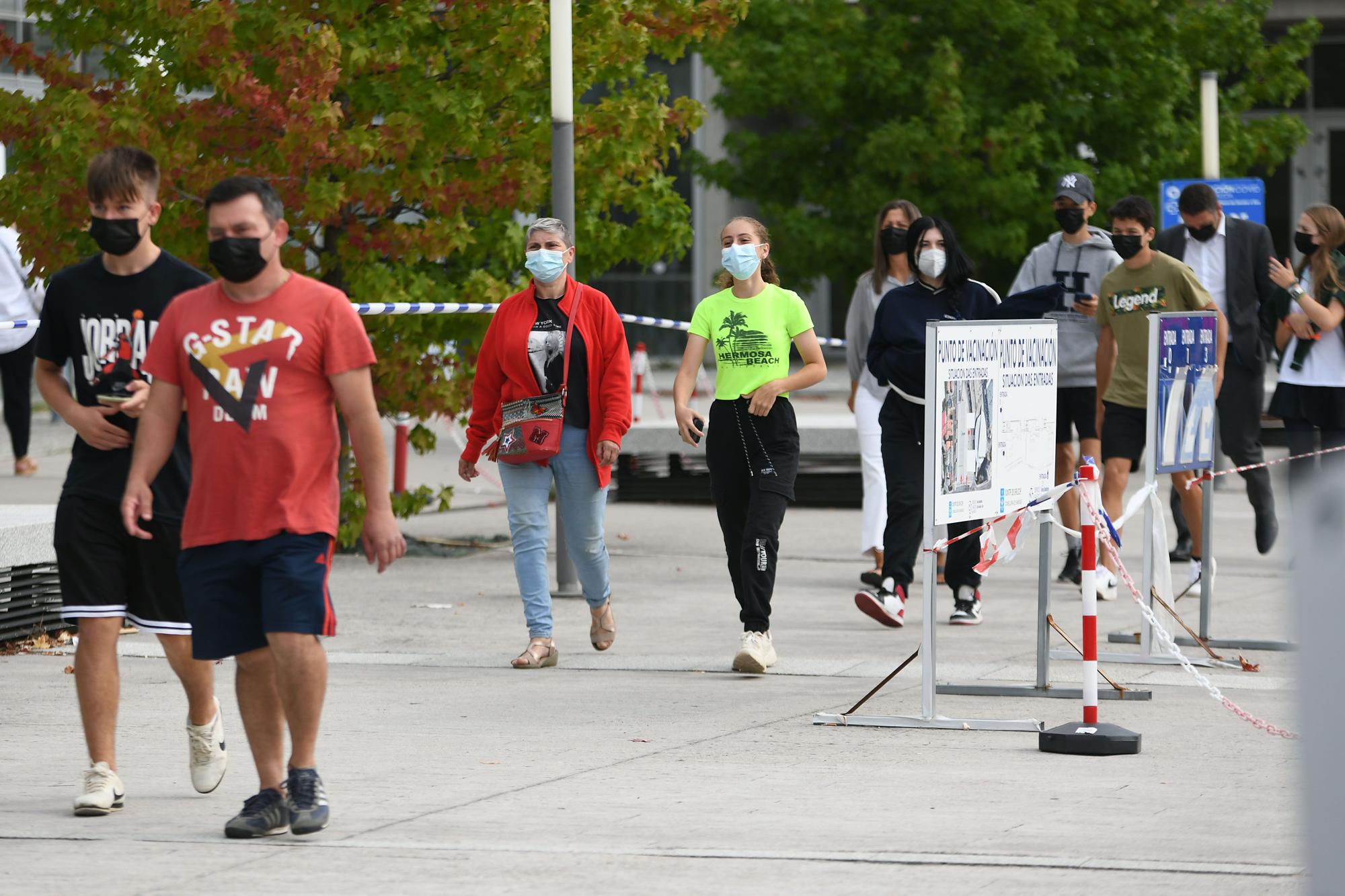 Vacunación sin cita de estudiantes y personal de los campus de Galicia