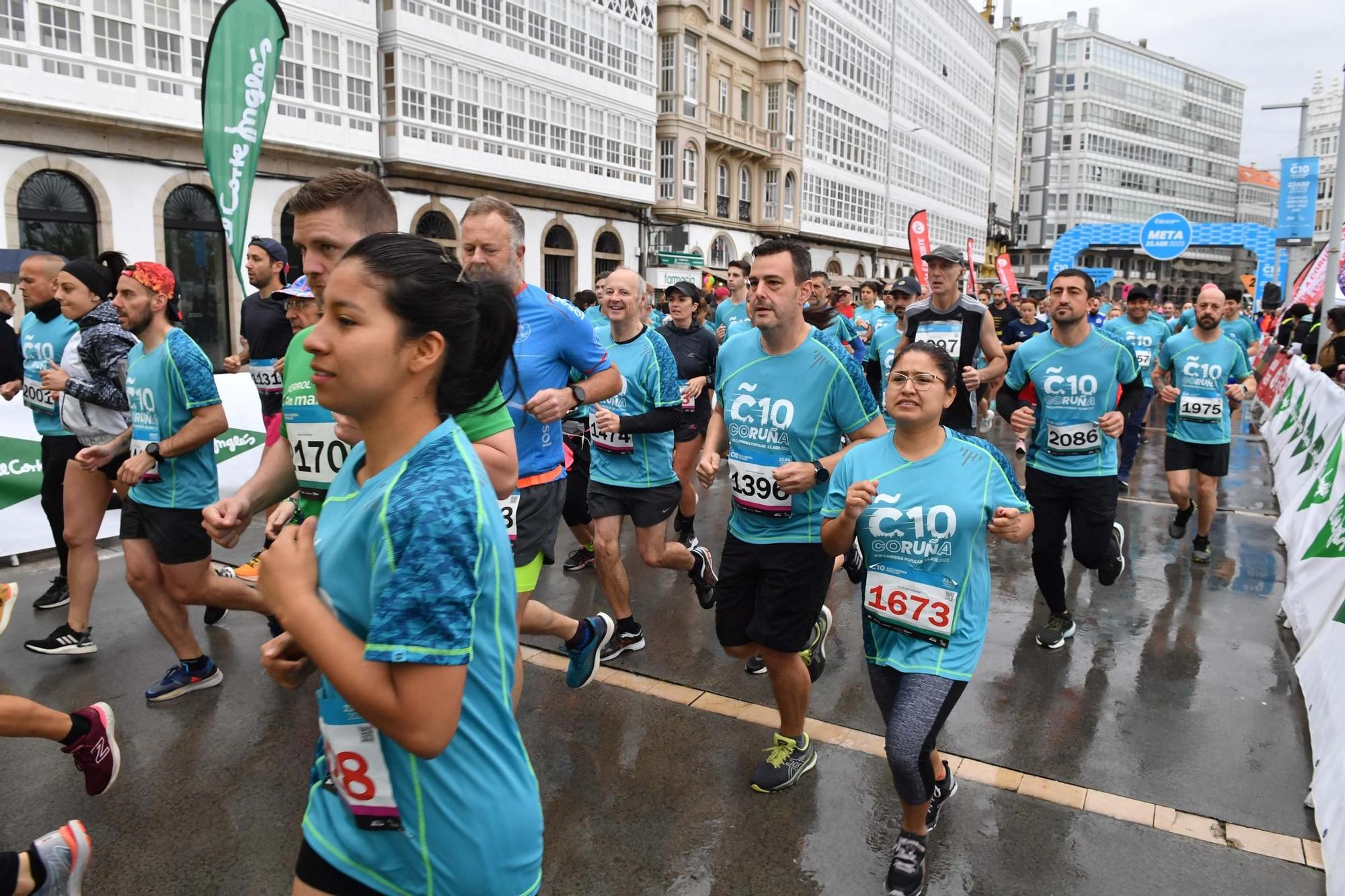 Carrera popular Coruña10: 2.186 corredores cruzaron la línea de meta