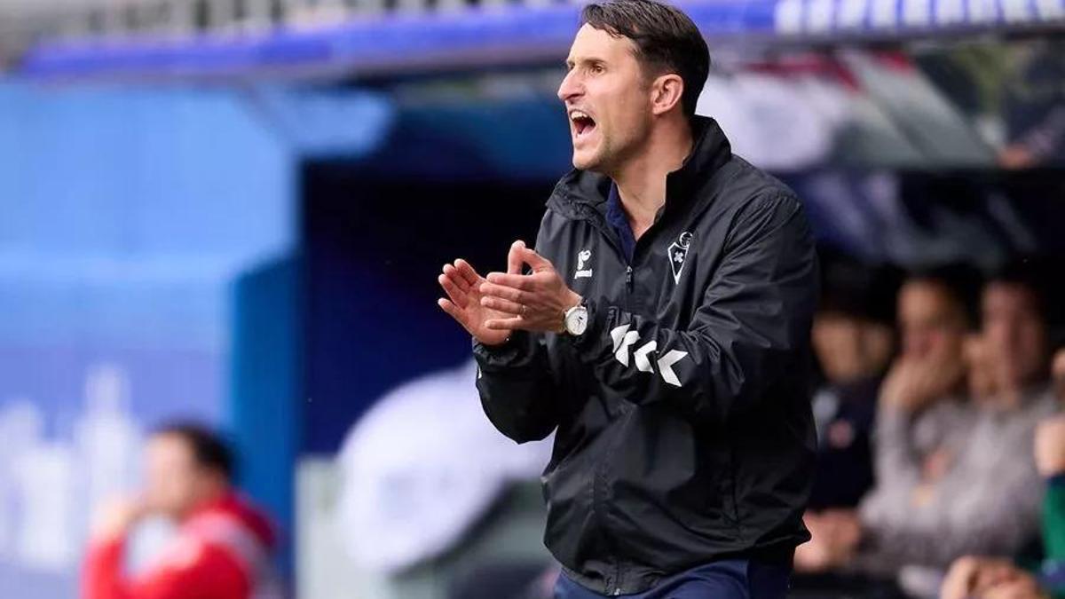 Beñat San José, durante un encuentro de Liga con el Eibar.