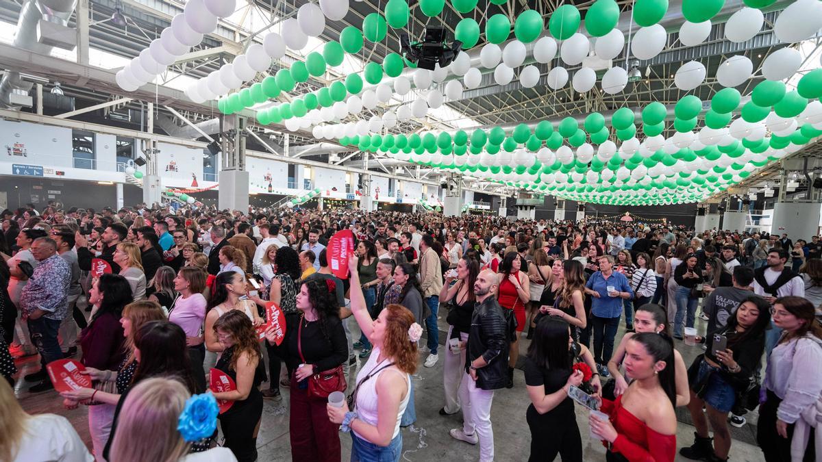 Ambiente en "el tardeo más grande de la historia"