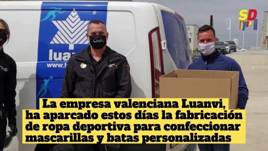 Luanvi fabrica mascarillas para luchar contra el coronavirus