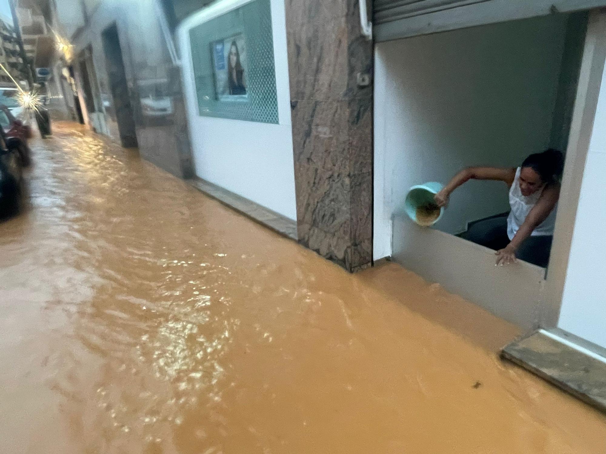 Es Pratet, inundado.