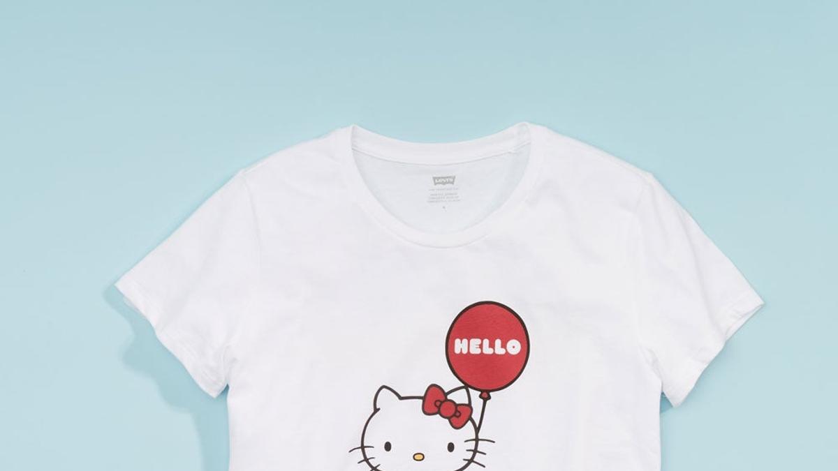 Camisetas personalizables de Levi's y Hello Kitty