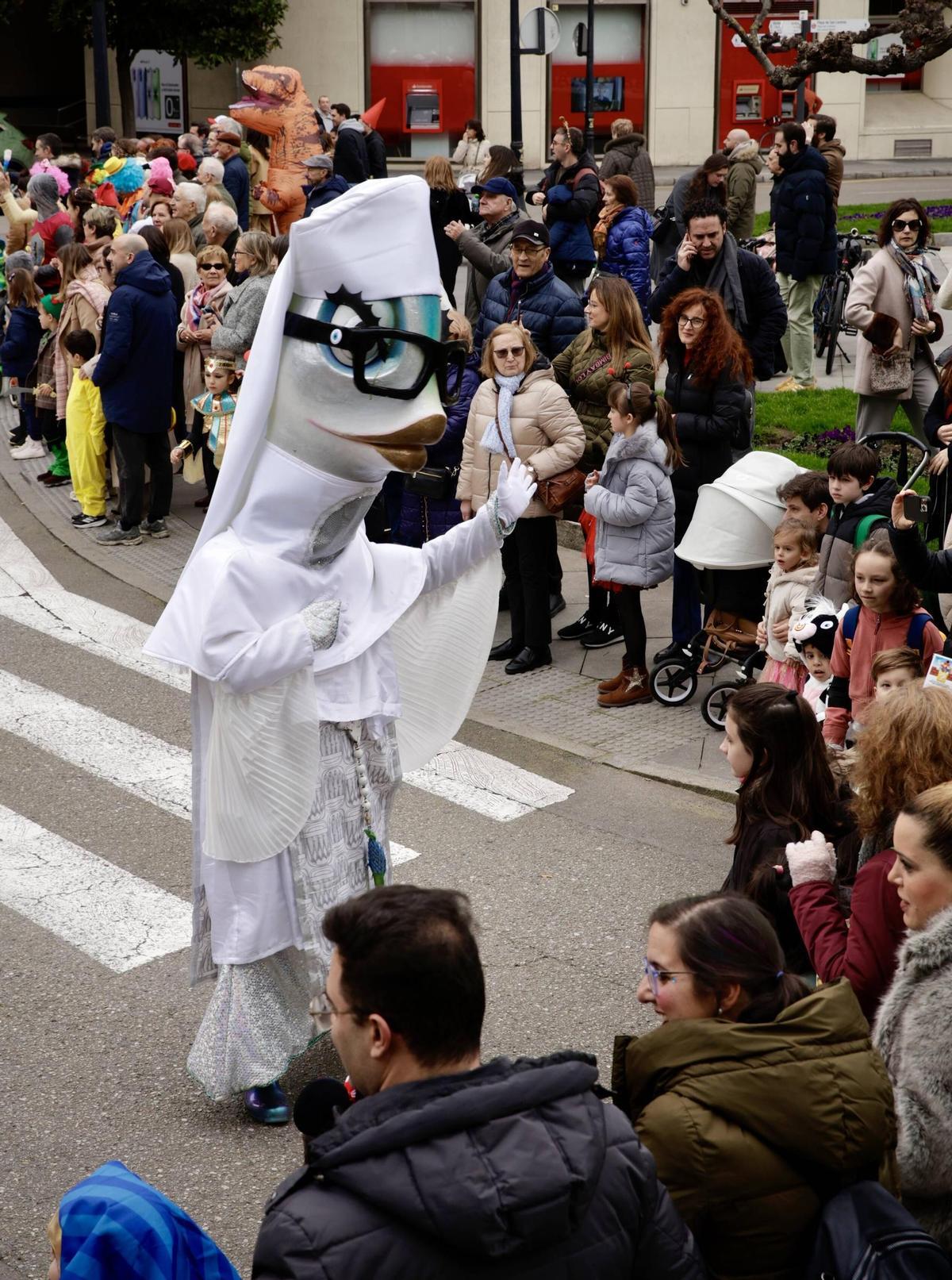 El desfile infantil de Antroxu por las calles de Gijón, en imágenes