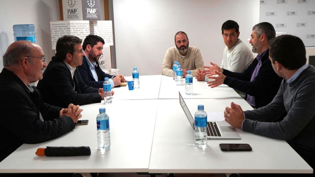 Un momento de la reunión.