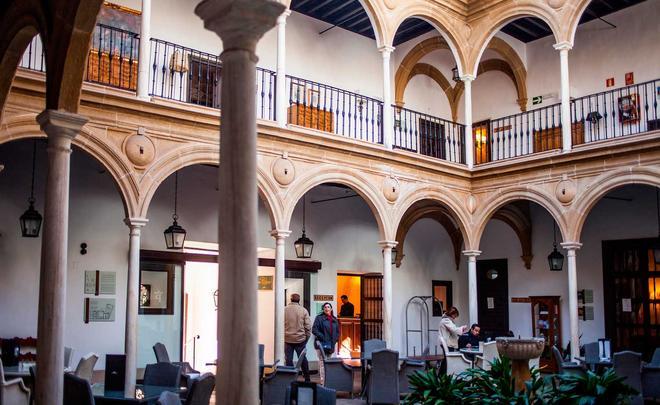 Courtyard of the Palacio del Dean Ortega.Parador Nacional. Ubeda. Jaen province. Spain