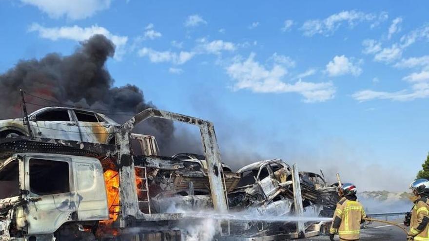 Incendio de camión eléctrico en AP-2: Retos y respuesta aragonesa