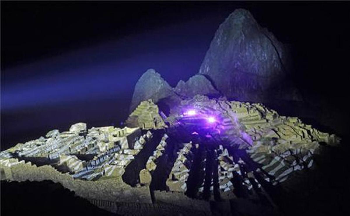 Vista general de la ciutadella inca de Machu-Picchu (Perú) durant les celebracions pel centenari de l’arribada de l’explorador Hiran Bingham.