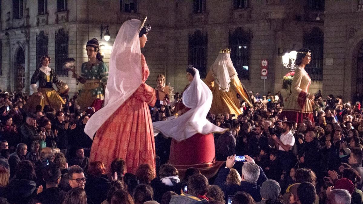 Imagen de archivo de las fiestas de Santa Eulàlia del año pasado.