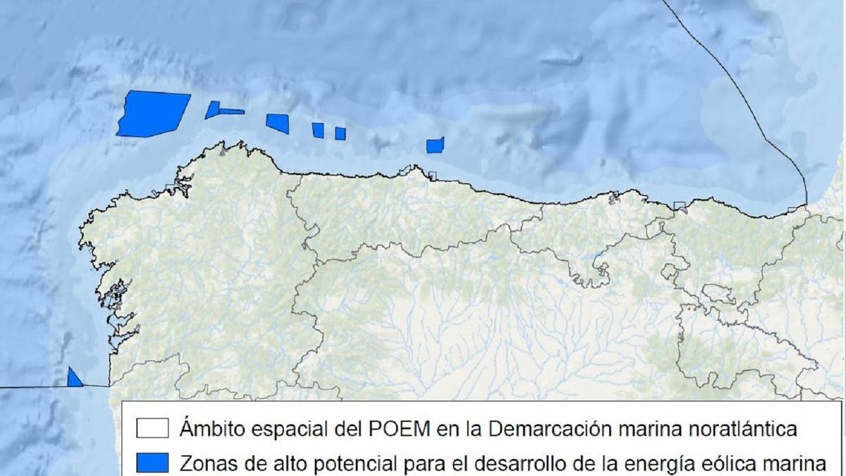 Estas son las zonas de España donde podrá haber parques eólicos marinos
