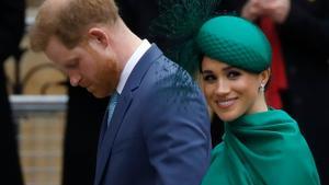 Meghan Markle y el príncipe Harry.