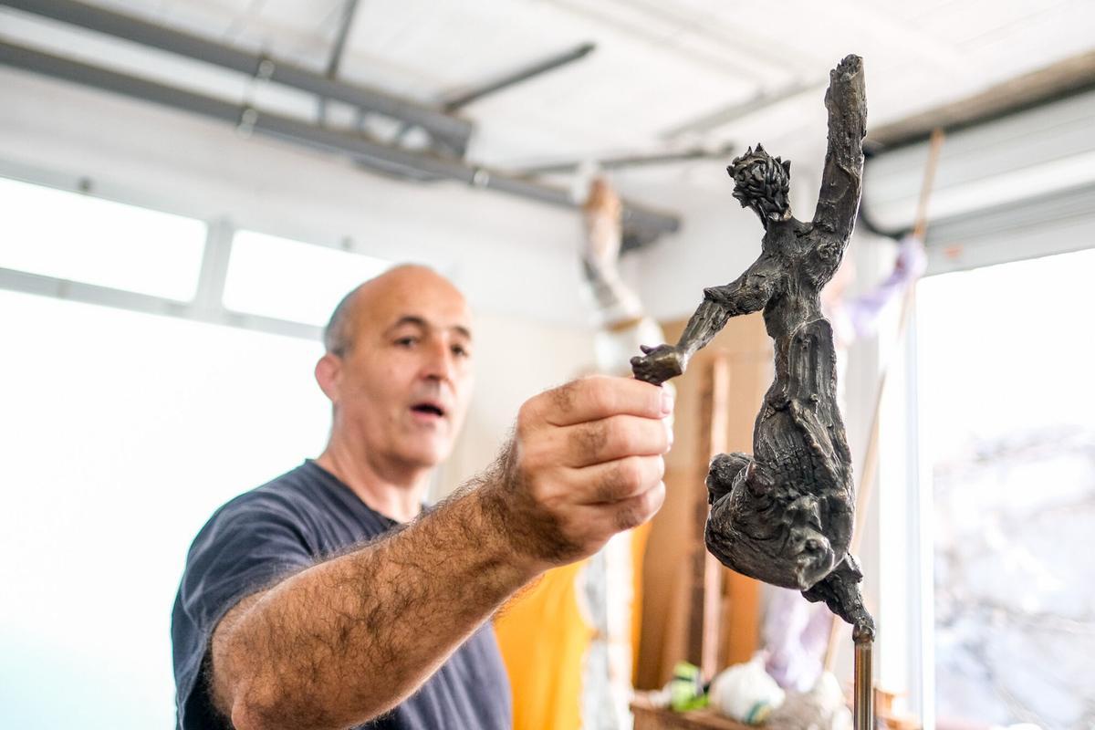 El taller de Chano Navarro, en imágenes