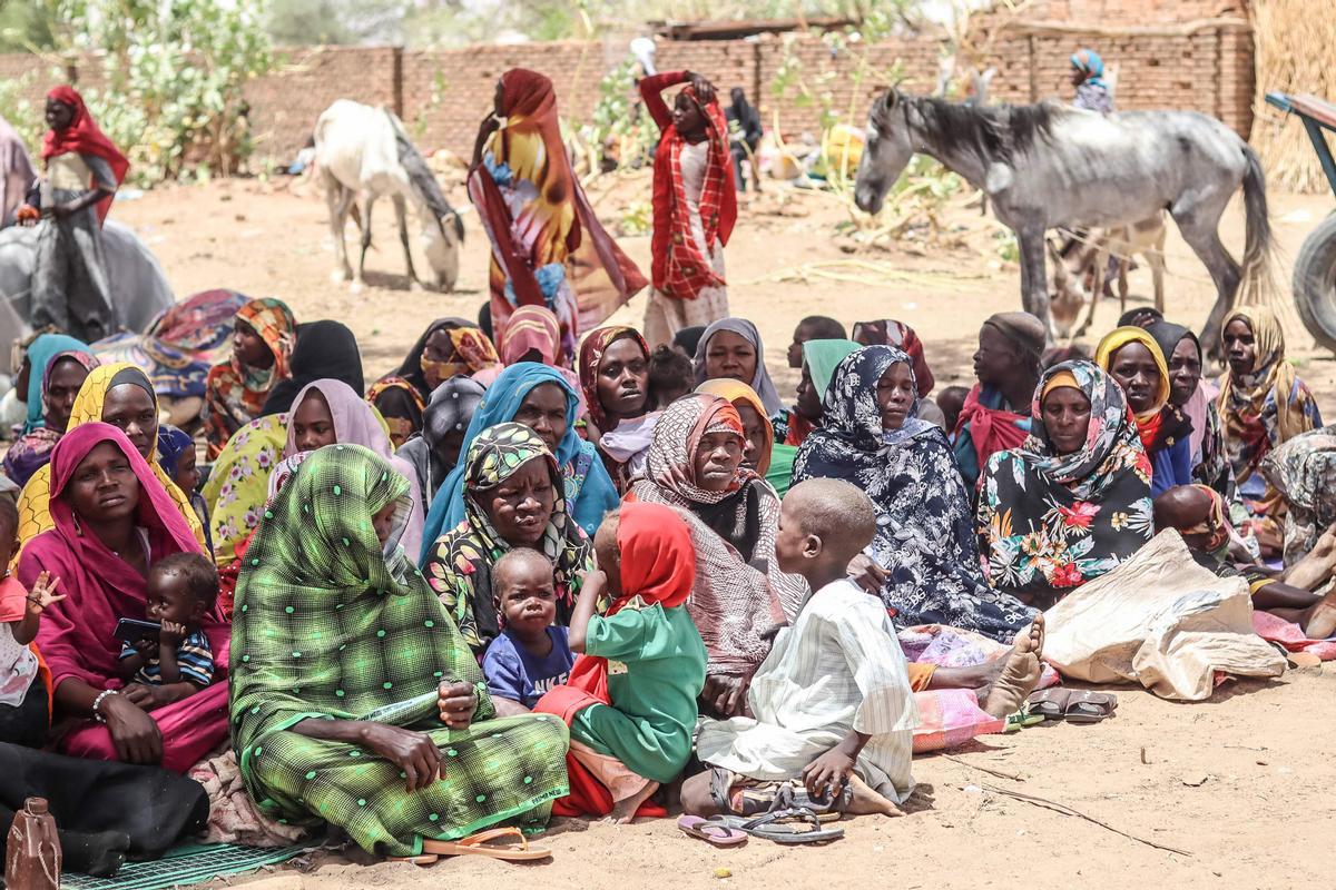 Éxodo de refugiados sudaneses hacia El Chad