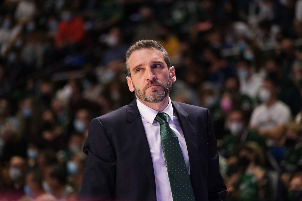 Ibon Navarro, durante el encuentro Unicaja-Real Madrid.