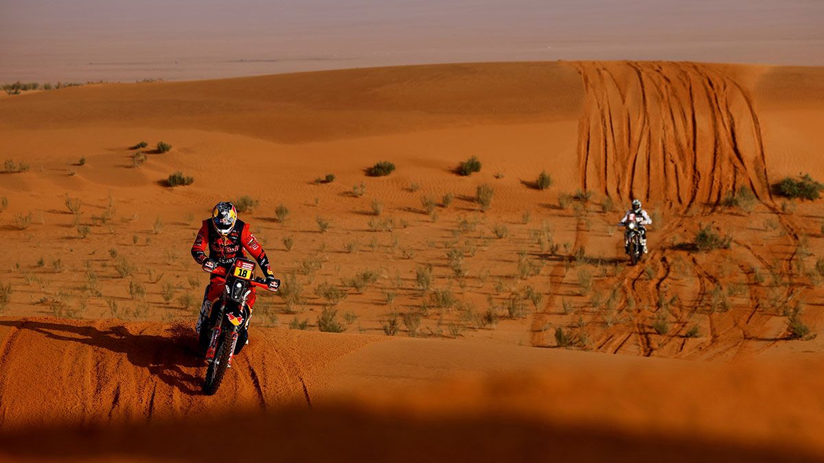 Price fue el más rápido en motos en la quinta etapa del Dakar