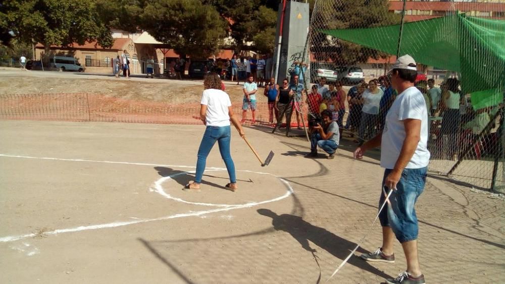 Concurso de lanzamiento de azaón en Jumilla