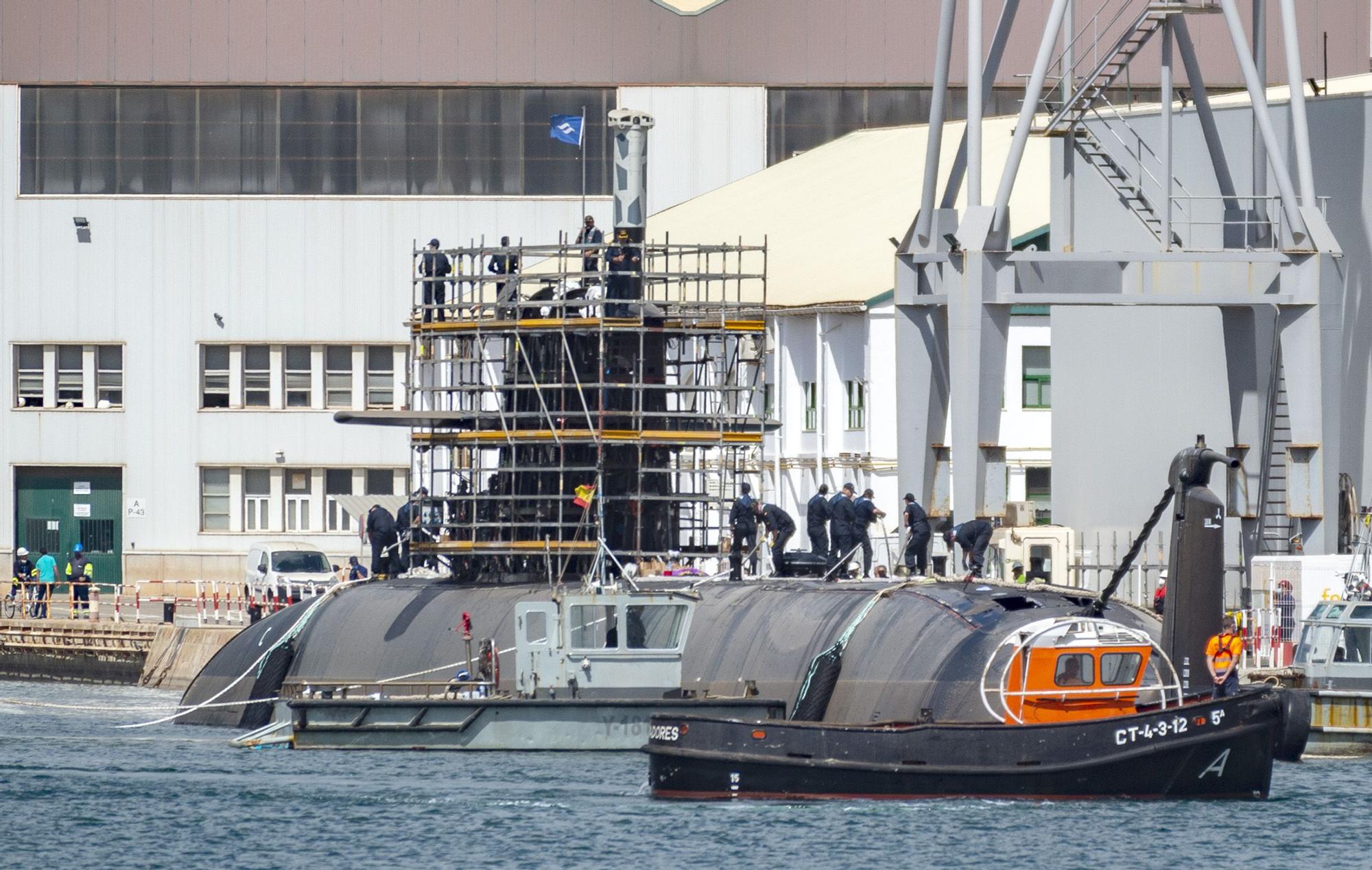 La construcción del submarino S-81 paso a paso, hasta la recepción de la Armada en Cartagena