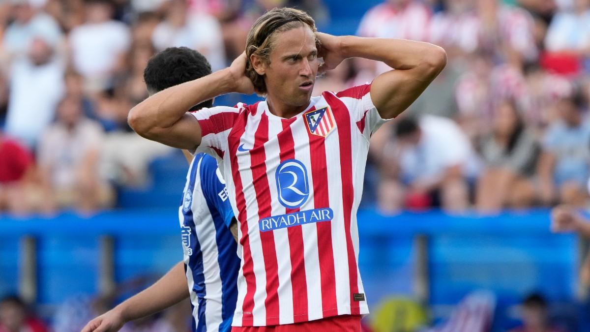 Marcos Llorente, con el Atlético de Madrid