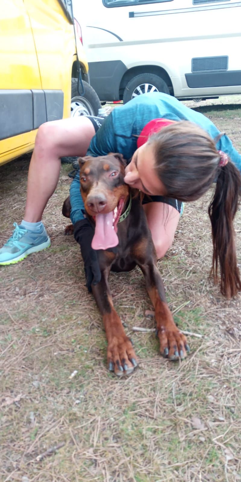 Cristina Pérez, del Celtastur Mushing de Llanera, clasificada para el campeonato de Europa de canicross