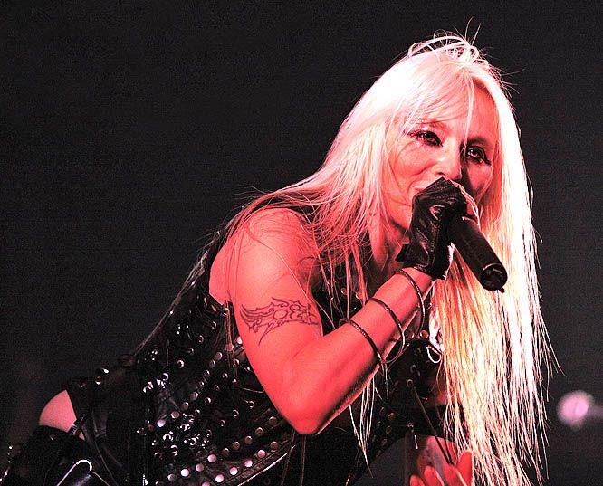 Doro Pesch en Vigo, España, en el 2009