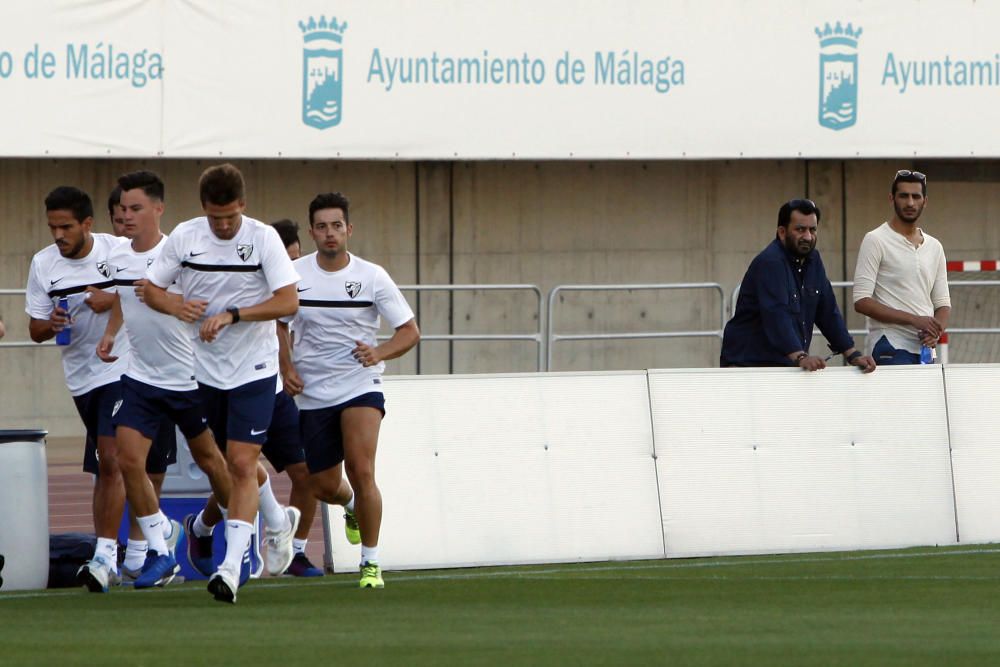 Primer entrenamiento del Málaga CF 2016/17